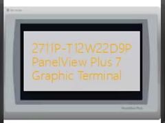 Terminal gráfico PanelView Plus 7 2711P-T12W22D9P