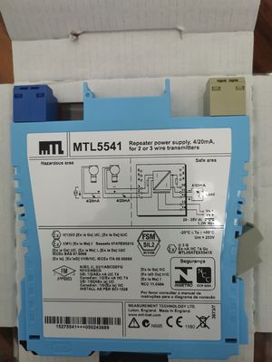 MTL5541/S -T REPETATOR Alimentación eléctrica 4/20mA, transmisores de 2 o 3 cables